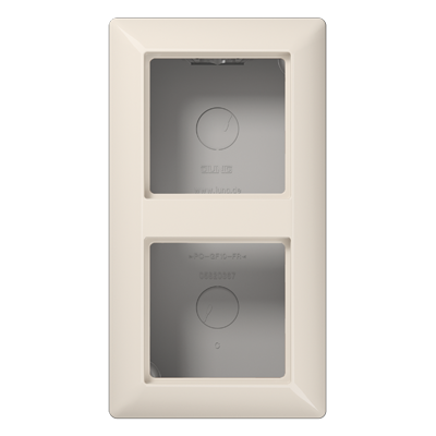 JUNG AS582AW, Spec.Surface Cap w. integr. frame -gang, 4011377338357