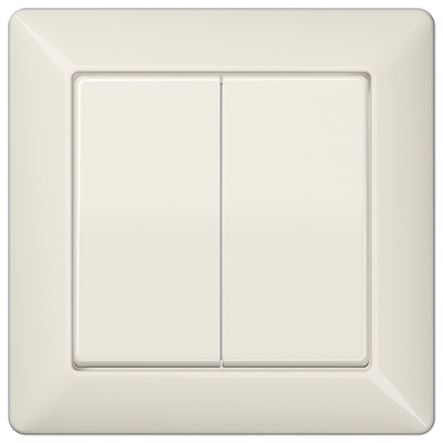 JUNG AS590-5, 2-gang rocker, 4011377298859