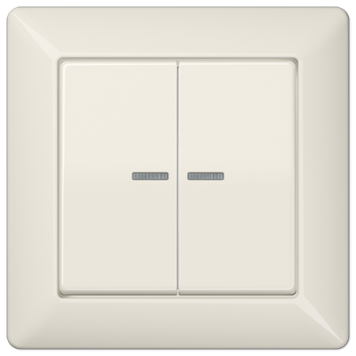 JUNG AS590-5KO5, 2-gang rocker, 4011377299252