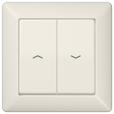 JUNG AS590-5P, 2-gang rocker, 4011377299658