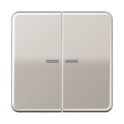 JUNG CD10921STRFPT, KNX RF centre plate 2-gang, 4011377194601