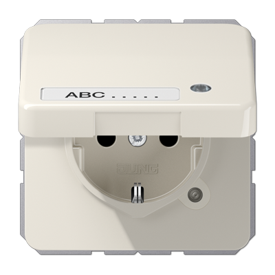 JUNG CD1520NAKLKO, Schuko socket with hinged lid, 4011377157729