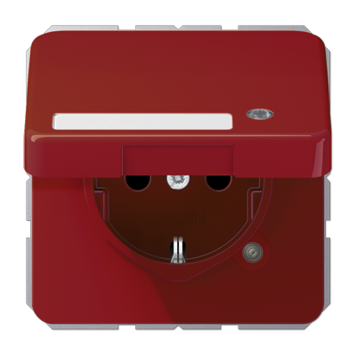 JUNG CD1520NAKLKORT, Schuko socket with hinged lid, 4011377157767