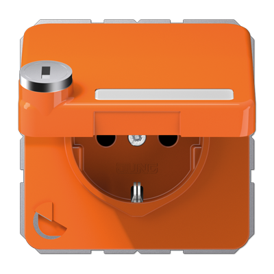 JUNG CD1520NAKLSLO, Schuko socket with hinged lid, 4011377157699