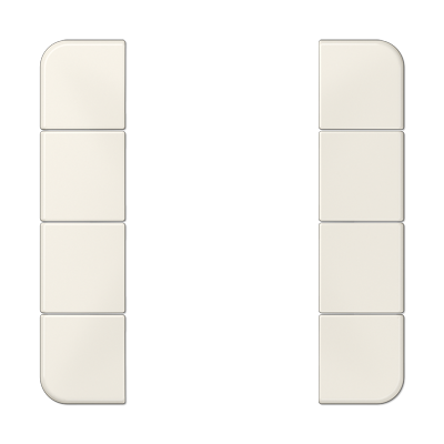 JUNG CD504TSA, Cover kit 4-gang, complete, 4011377109056