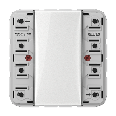 JUNG CD5072TSM, Standard push-button module 2-gang, 4011377106826