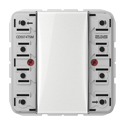 JUNG CD5074TSM, Standard push-button module 4-gang, 4011377106864