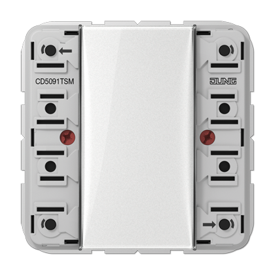 JUNG CD5091TSM, Universal push-button module 1-gang, 4011377106796