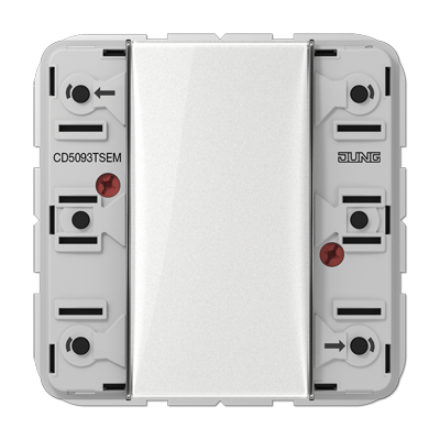 JUNG CD5093TSEM, Universal push-button extension module, 4011377107021