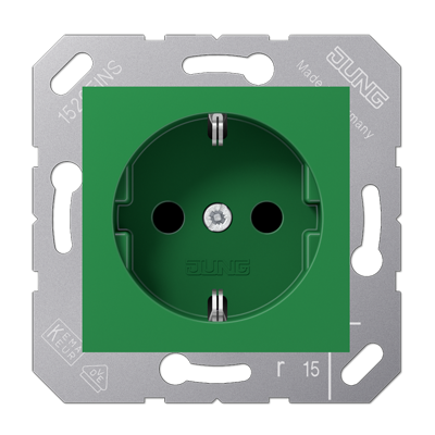 JUNG CD5121BFGN, SCHUKO socket, 4011377095205