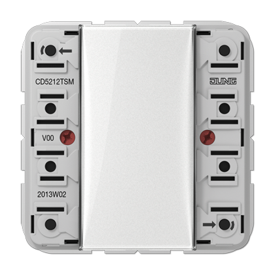 JUNG CD5212TSM, push-button, 4-gang, 4011377118133