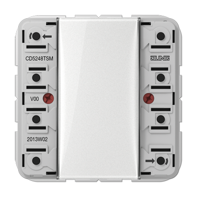 JUNG CD5248TSM, push-button, 8-gang, 4011377118164