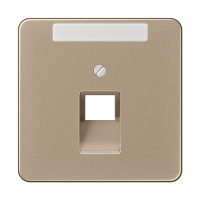 JUNG CD569-1NAUAGB, center pl.f.1-gang mod. jack&inscrip.pl., 4011377685802