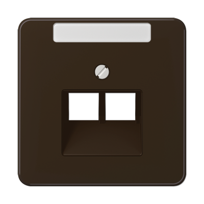 JUNG CD569-2NAUABR, center pl.f.2-gang mod. jack&inscrip.pl., 4011377684904