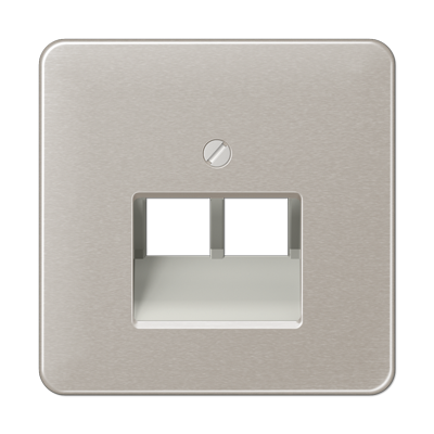 JUNG CD569-2UAPT, center pl.f.2-gang modular Jack, 4011377683402