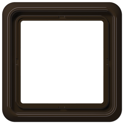 JUNG CD581BR, 1-gang frame, brown, 4011377051607
