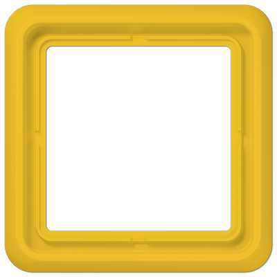 JUNG CD581GLGE, 1-gang frame, 4011377054493