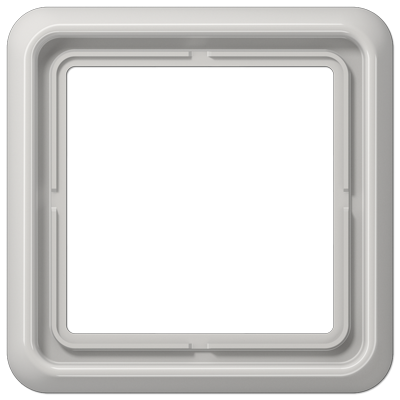 JUNG CD581LG, 1-gang frame, light grey, 4011377581104