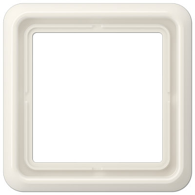 JUNG CD581W, 1-gang frame, ivory, 4011377052703