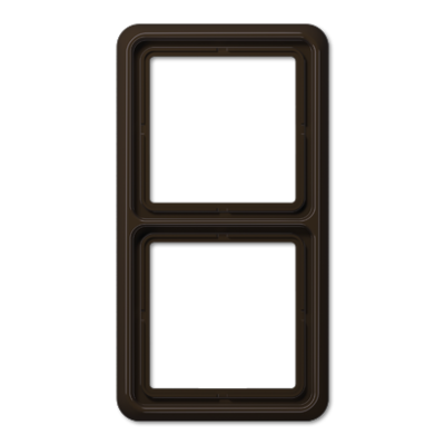 JUNG CD582BR, 2-gang frame, brown, 4011377053502