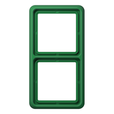 JUNG CD582GN, 2-gang frame, Green, 4011377053908