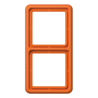JUNG CD582O, 2-gang frame, orange, 4011377428706