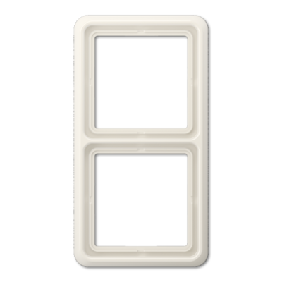 JUNG CD582W, 2-gang frame, ivory, 4011377054608