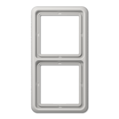 JUNG CD582WULG, 2-gang frame, 4011377259850