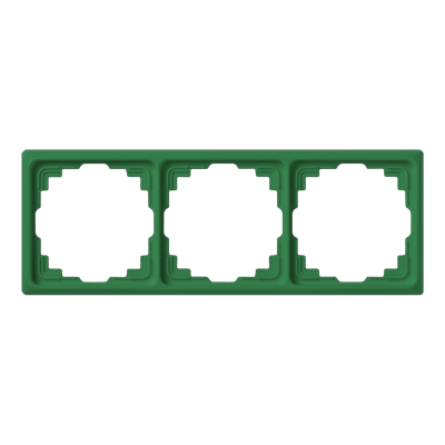 JUNG CD583KGN, 3-gang frame, 4011377571402