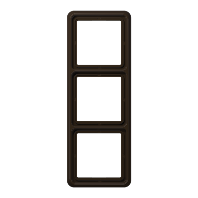 JUNG CD583WUBR, 3-gang frame, 4011377671409