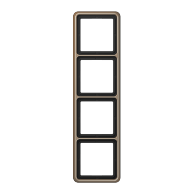 JUNG CD584GB, 4-gang frame, bronze, 4011377056909