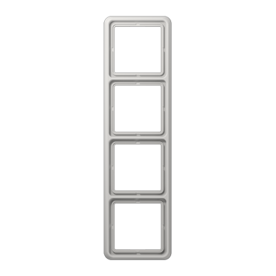 JUNG CD584WULG, 4-gang frame, 4011377996885