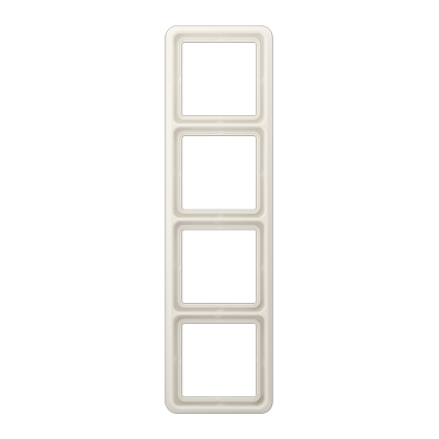 JUNG CD584WUW, 4-gang frame, 4011377996809
