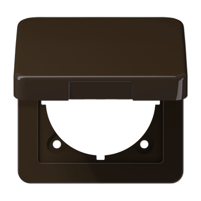 JUNG CD590BFKLBR, centre plate with hinged lid, 4011377675001