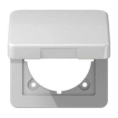 JUNG CD590BFKLLG, centre plate with hinged lid, 4011377677401