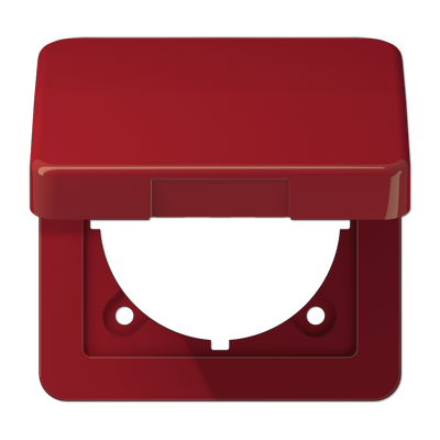 JUNG CD590BFKLRT, centre plate with hinged lid, 4011377677500