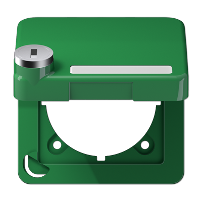 JUNG CD590BFKLSLGN, hinged lid, 4011377147645