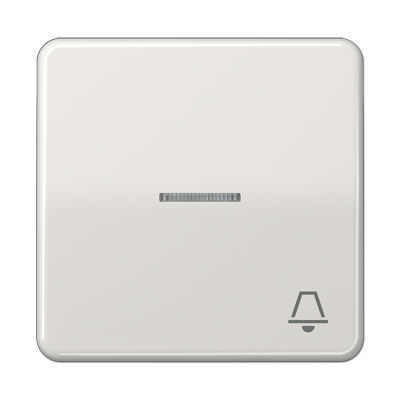 JUNG CD590KO5KLG, 1-gang rocker w.symbol bell& trans. lens, 4011377254954