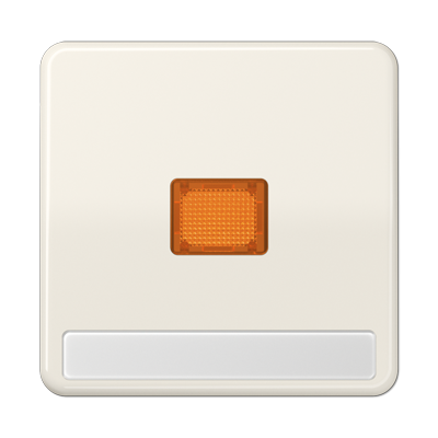 JUNG CD590NAKO, 1-gang rocker w.orange lens&inscr. plate, 4011377402904