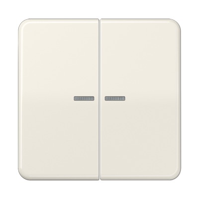 JUNG CD595KO5BF, 2-gang rocker with transparent lenses, 4011377295452