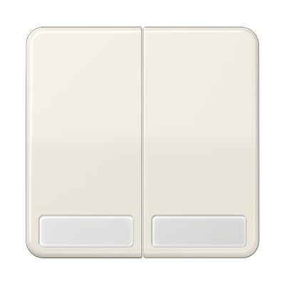 JUNG CD595NA, 2-gang rocker with insscription plate, 4011377975705