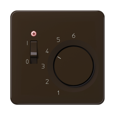 JUNG CDTR231PLBR, centre plate for room thermostat insert, 4011377827509