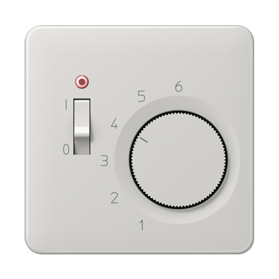 JUNG CDTR231PLLG, centre plate for room thermostat insert, 4011377828001