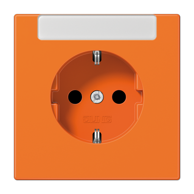 JUNG LS1520INAO, SCHUKO? socket with inscription plate, 4011377173477