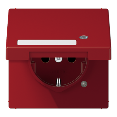 JUNG LS1520NAKLKORT, Schuko socket with hinged lid, 4011377157934