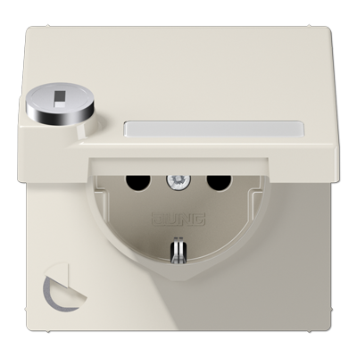 JUNG LS1520NAKLSL, Schuko socket with hinged lid, 4011377157859