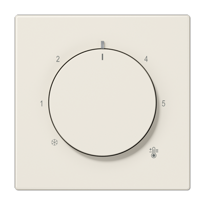 JUNG LS1749BF, Centre plate with knob room thermostat, 4011377195301