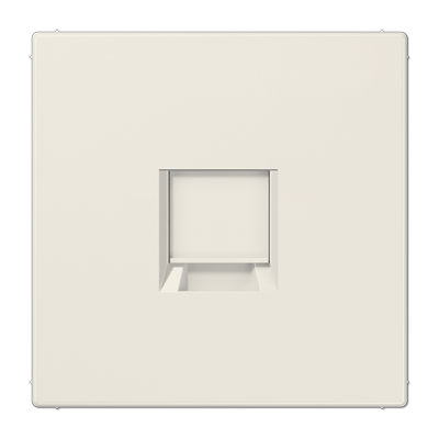 JUNG LS1969-15WE, centre plate for MJ f. 1 socket, 4011377178168