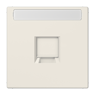JUNG LS1969-1NAWE, centre plate for MJ f. 1 socket, 4011377177857