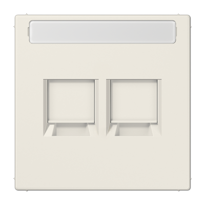 JUNG LS1969-2NAWE, centre plate for MJ f. 2 sockets, 4011377178069
